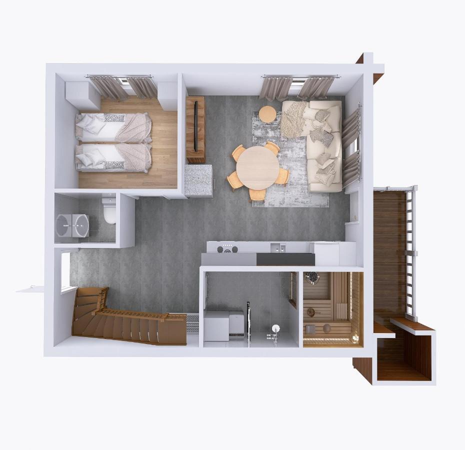 Apartmán Alppitaehti, Huoneisto Hilla Levi Exteriér fotografie